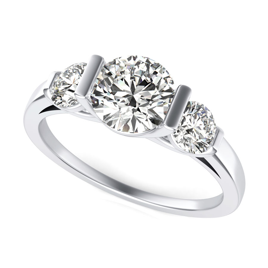 3 Stone Rings Designer Jewelry | Jewelery Silver Ring Stone | Jewelery  Luxury Ring - Rings - Aliexpress
