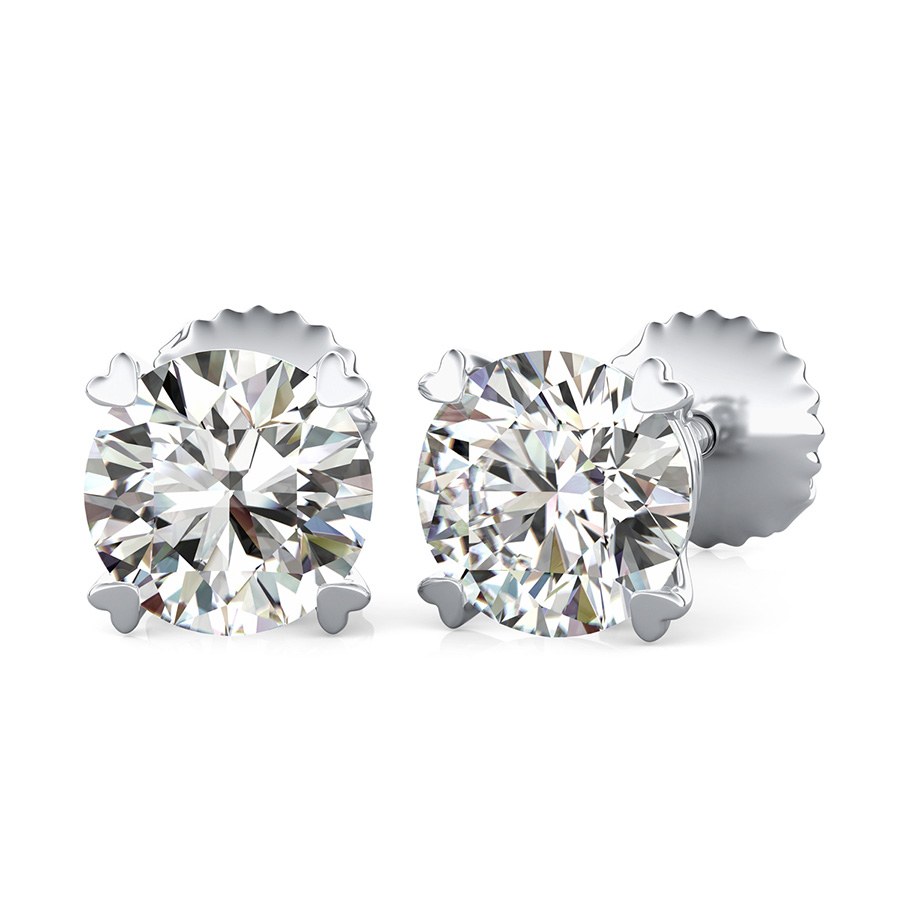 Heart store prong setting