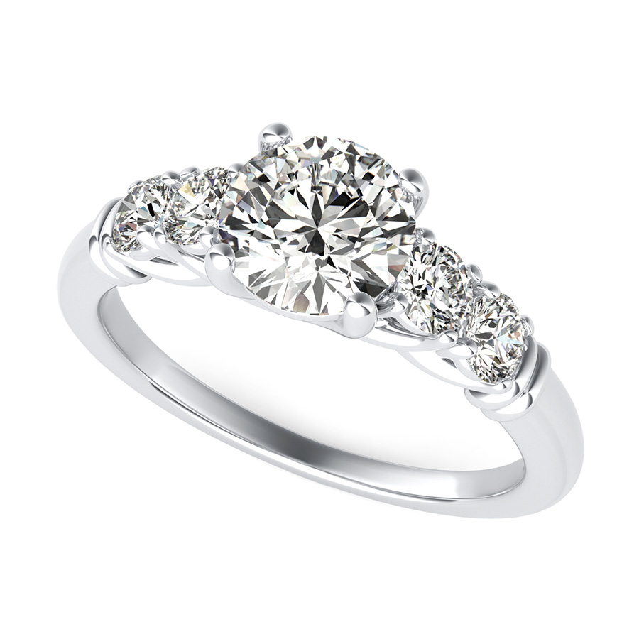 1.00 ct Five Stone Diamond Ring - 3000600825 / ZEN Diamond - US