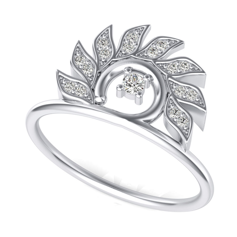 Sun Shape Fashion Ring Edwin Novel Jewelry Design