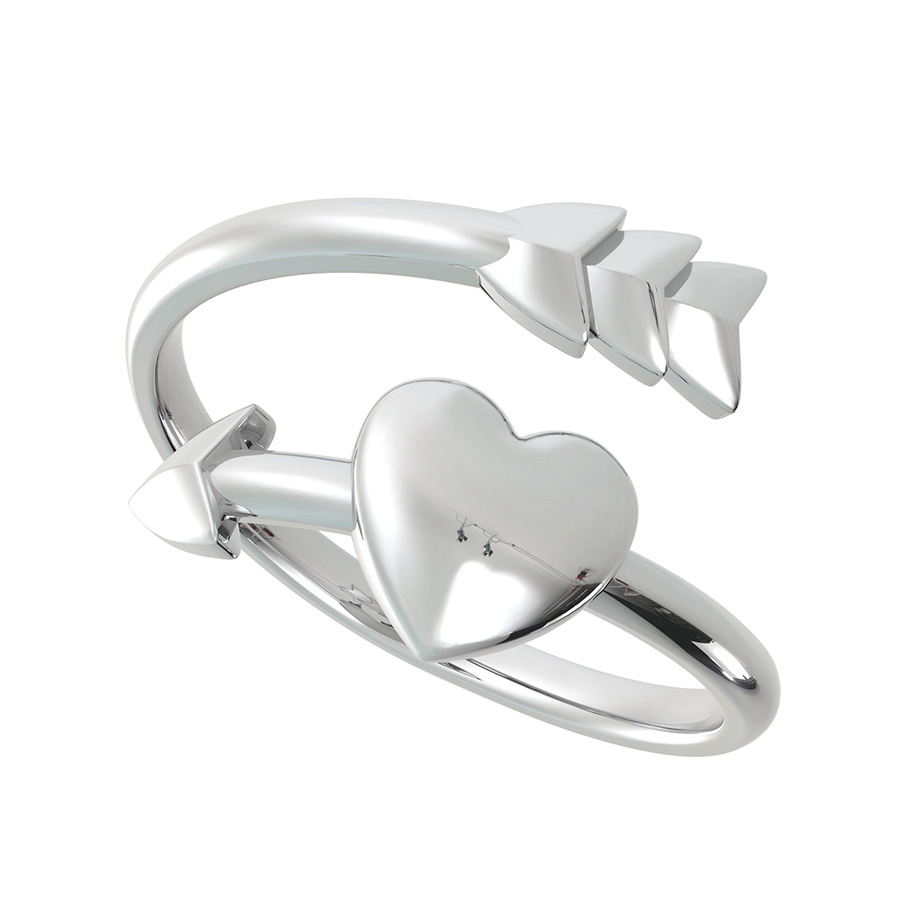 Arrow heart 2025 ring