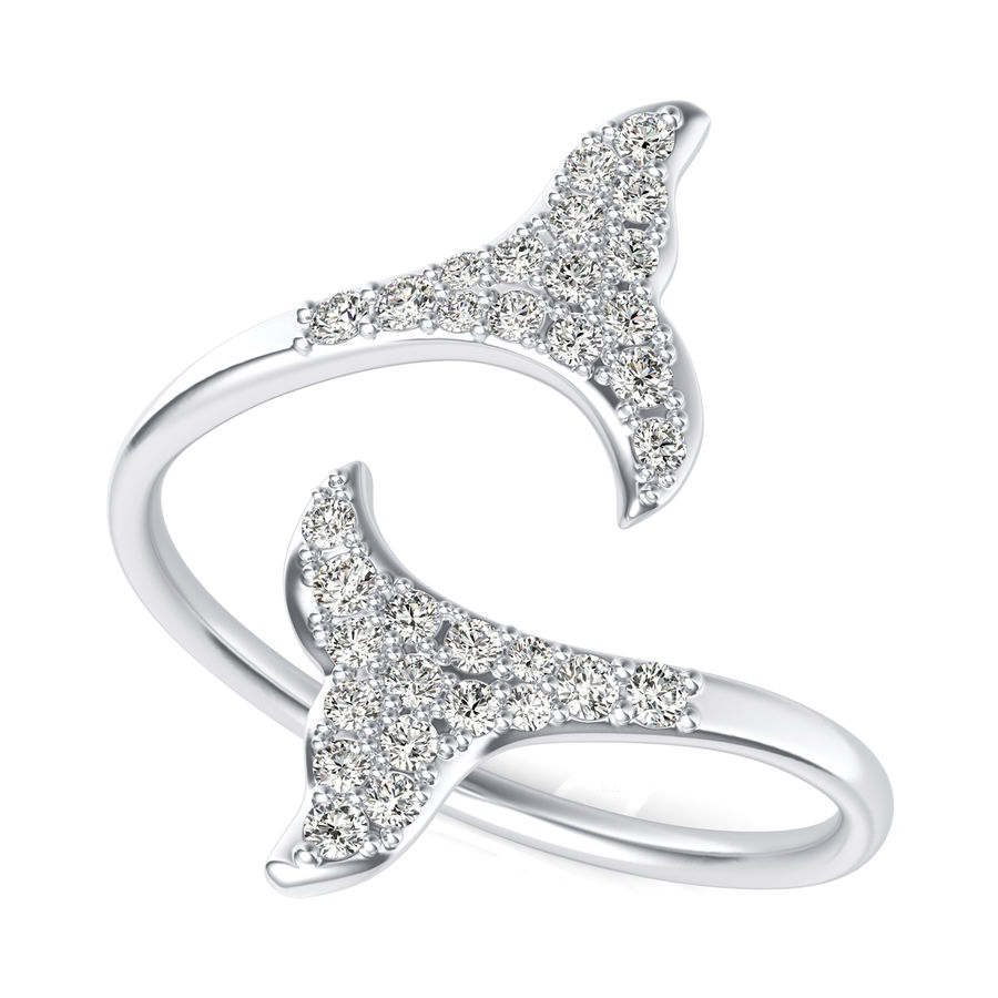Silver Casual Wear Fish Minimal Adjustable Finger Metal Ring at Rs 75 in  New Delhi