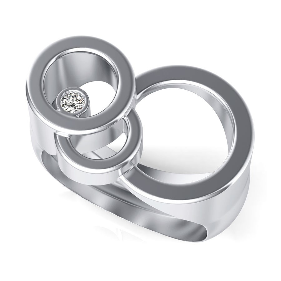 Triple Loop Fashion Ring