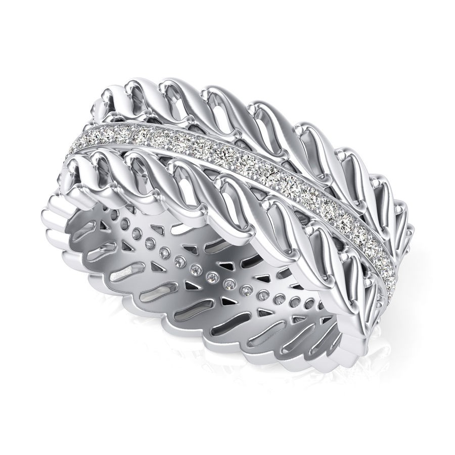 Pave Set Eternity Band