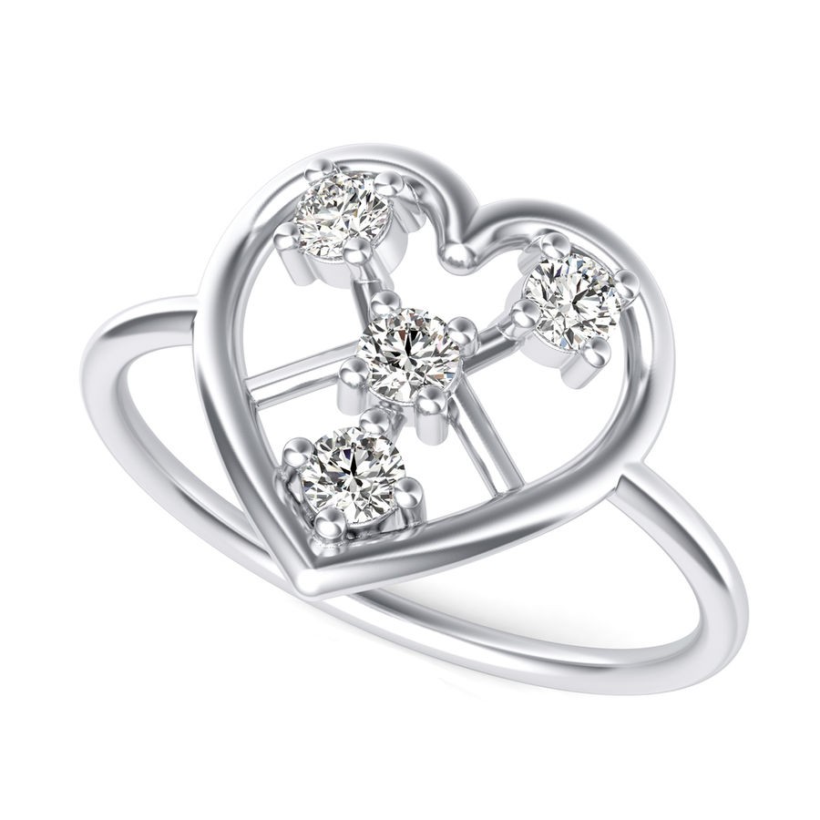 Large Heart Fashion Ring