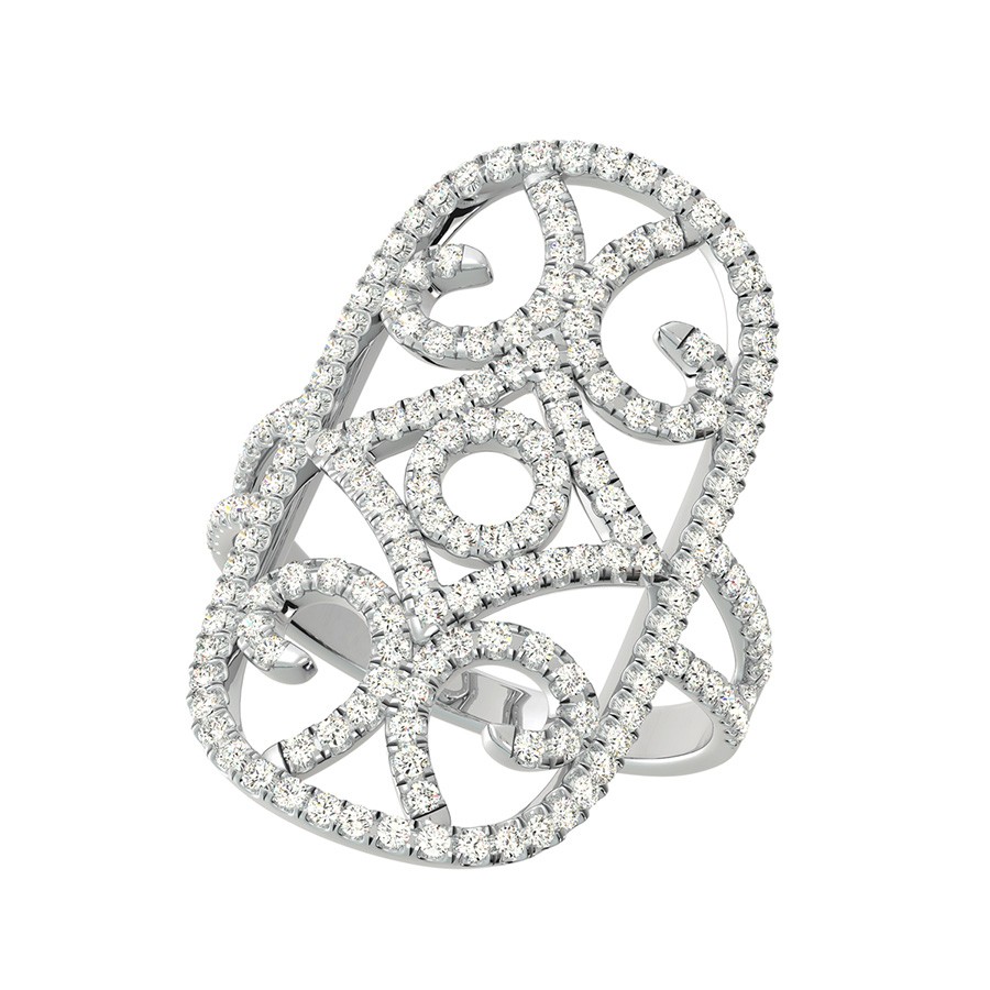 Antique Inspired Scrolled Ring