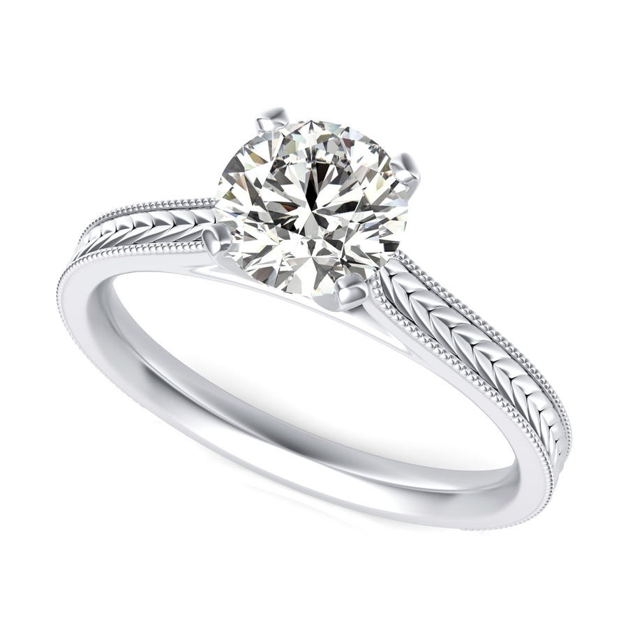 Victoria Cathedral Solitaire Engagement Ring