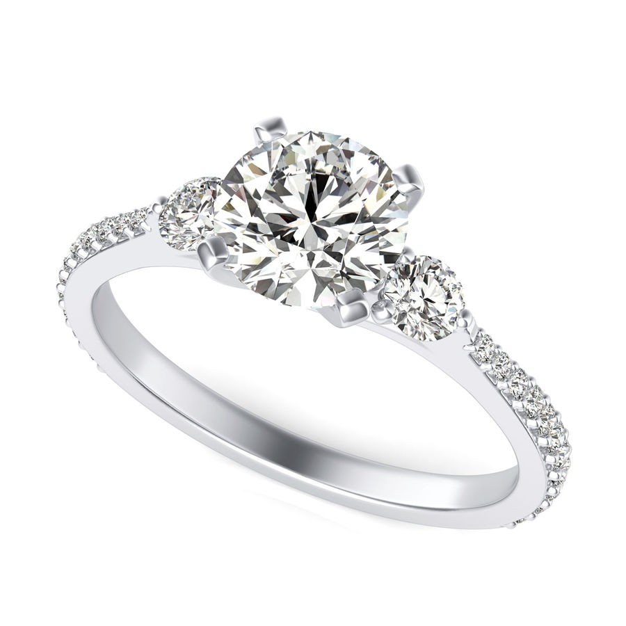 Three Stone Engagement