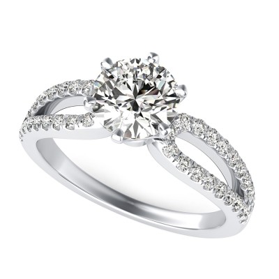 Victoria Royal Infinity Split Engagement Ring