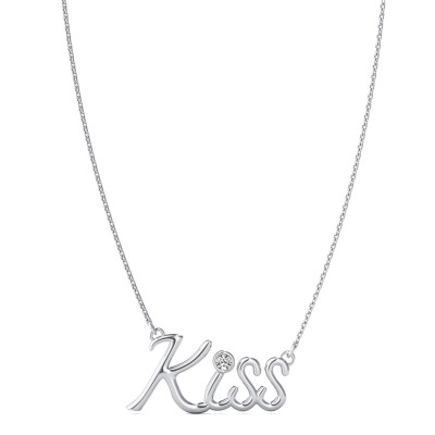 "Kiss" Pendant