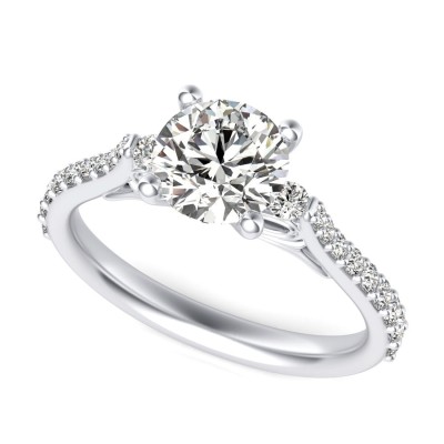 Three Stone Engagement Ring