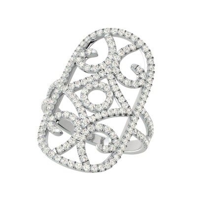 Antique Inspired Scrolled Ring