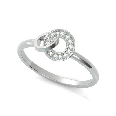 Circle Shape Stackable Ring