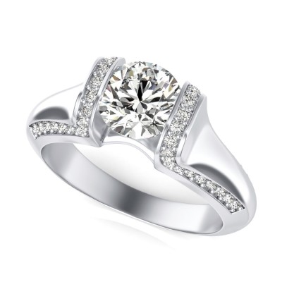 Tension Engagement Ring