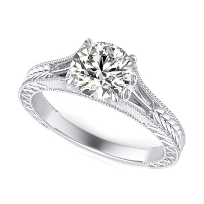 Victoria Cathedral Solitaire Engagement Ring