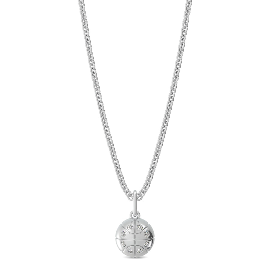 Basketball Charm Pendant Edwin Novel Jewelry Design