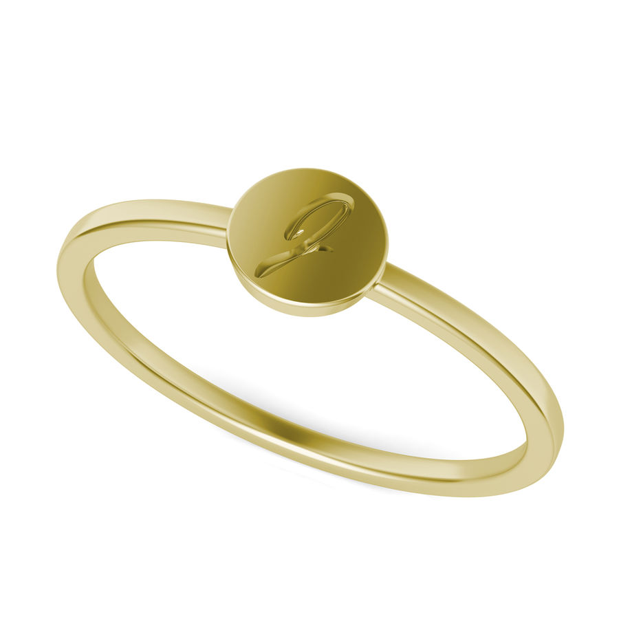Initial Ring J Edwin Novel Jewelry Design