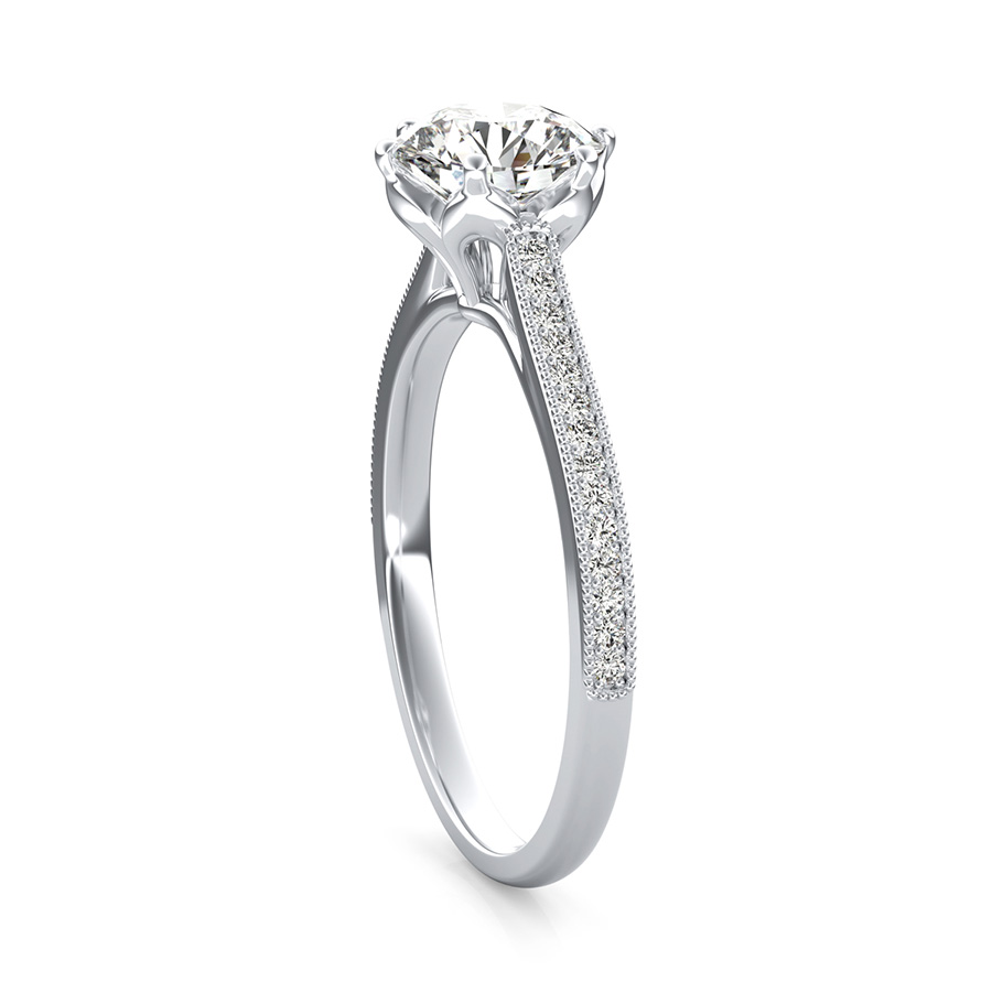 Flower prong ring hotsell