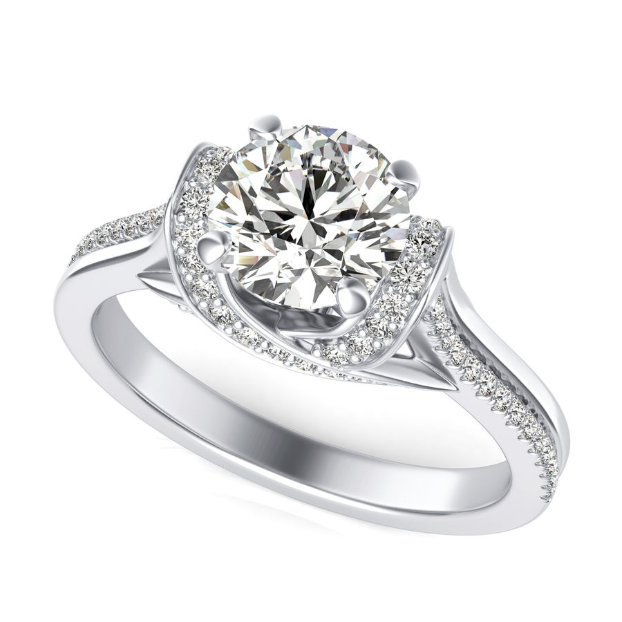 Trellis Engagement Ring - Edwin Novel Jewelry Design