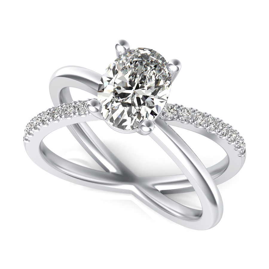 Ballad diamond shop ring oval