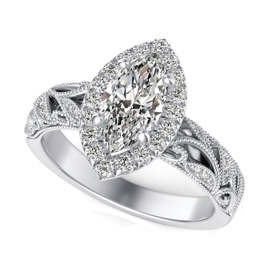 Filigree and milgrain sale