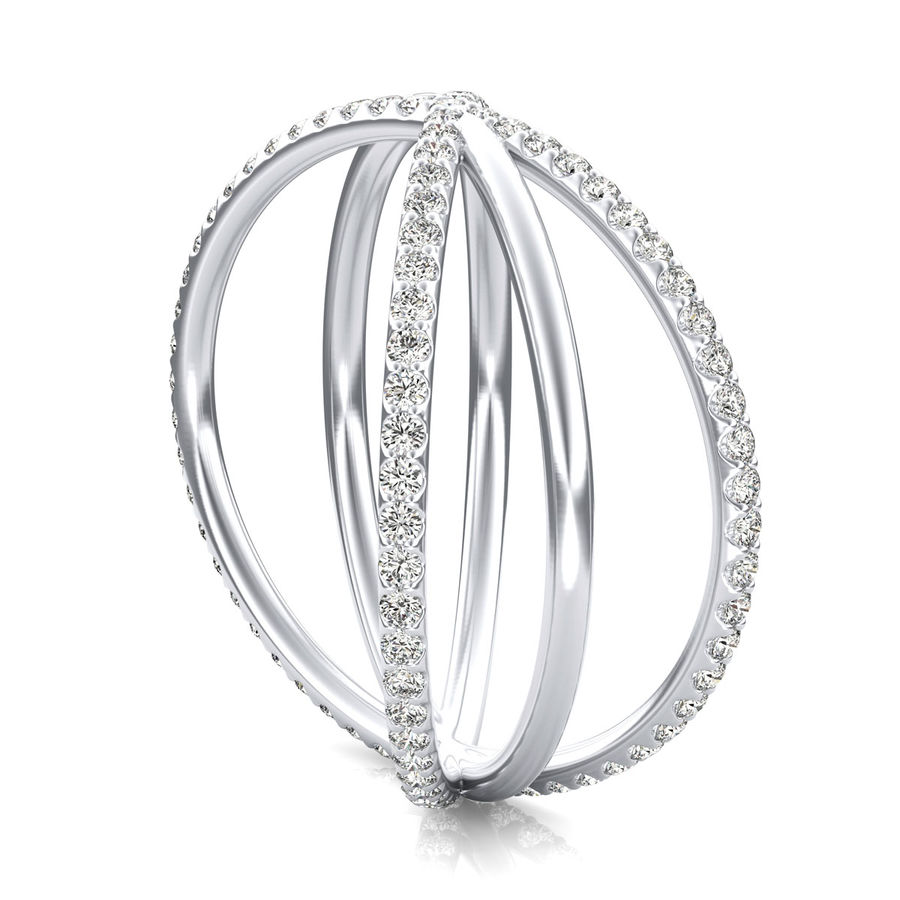 Criss Cross Eternity Ring Edwin Novel Jewelry Design